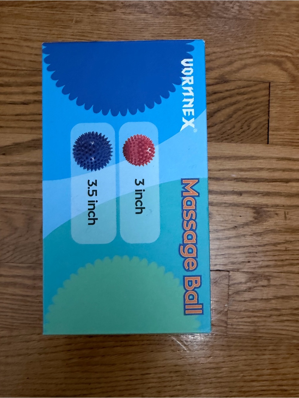 VORINEX Massage Ball Set – 3” & 3.5” Spiky Therapy Balls